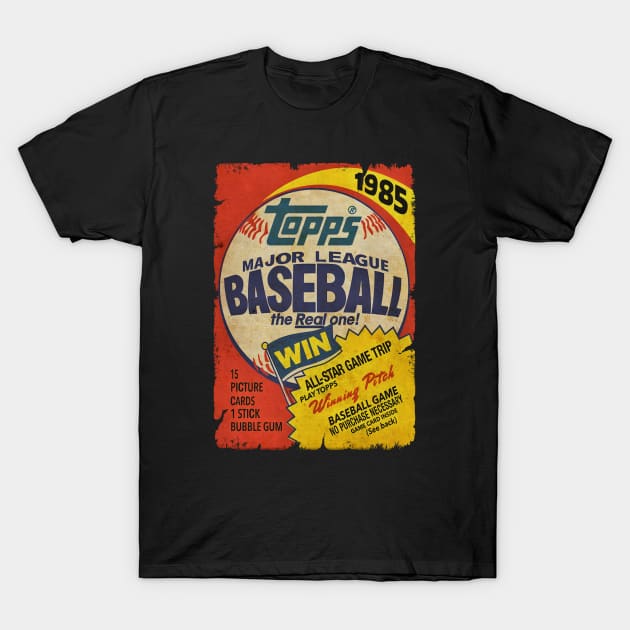 VINTAGE BASEBALL - TOPPS CARDS RETRO 1985 T-Shirt by kedaiadon